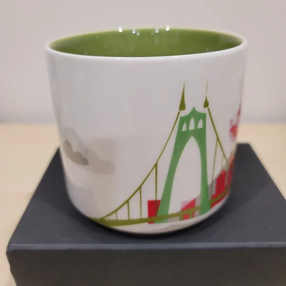 Starbucks "YOU ARE HERE" Collection Portland Coffee Mug St. John's Bridge - Picture 3 of 8